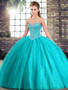 Sweetheart Aqua Blue Quinceanera Dress