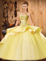 Enchanting Yellow Quinceanera Dress  