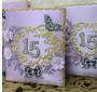 Lilac Butterfly Quinceanera Bible, Guest Book, Photo Album