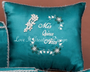 Emerald Green Quinceanera Pillow