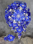 Royal Blue Quinceanera Flower Bouquet