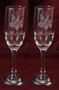 Butterflies Quinceanera Toasting Glasses