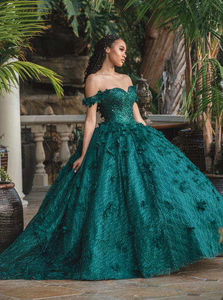 Hunter Green Quinceanera Dresses - Quinceanera Style
