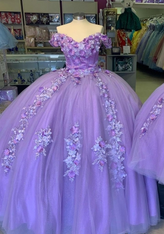 Lilac Quinceanera Dress - Quinceanera Style