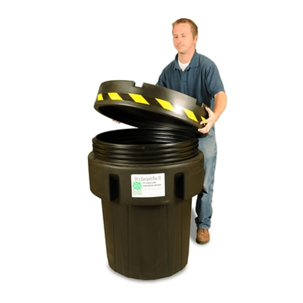 Waste Oil Container - 100-Gallon -Oil-Tainer - Weather Resistant -  Automatic Overflow Shutoff