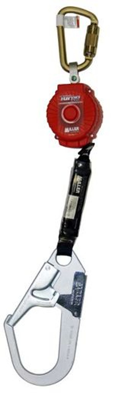 Miller Minilite Fall Limiter With Attached Rebar Hook & Swivel Shackle