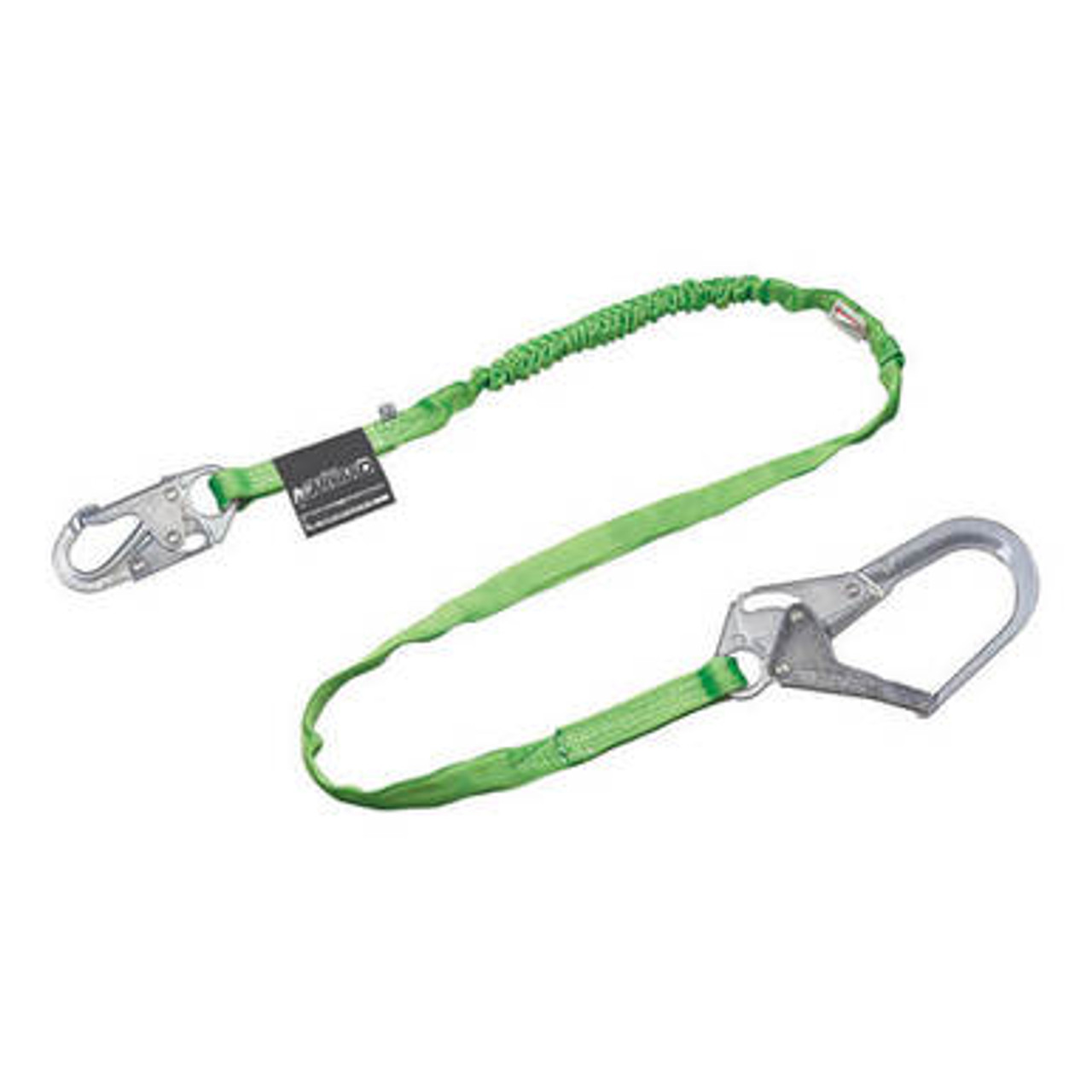Shock Absorbing Lanyard - SP - Twin Leg - 100% Tie Off PVC Coated Cable -  Snap & Form Hooks - 110 - 220 Lb Capacity - Safety Supplies Canada