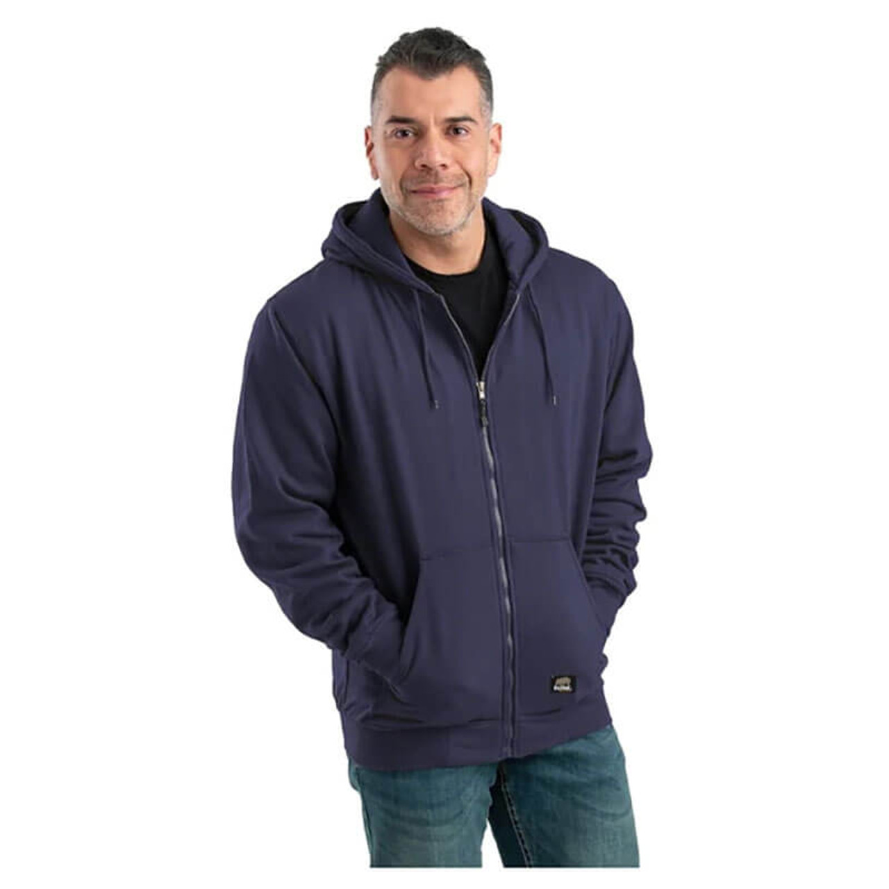 Men's Thermal-Lined Full-Zip Hooded Sweatshirt