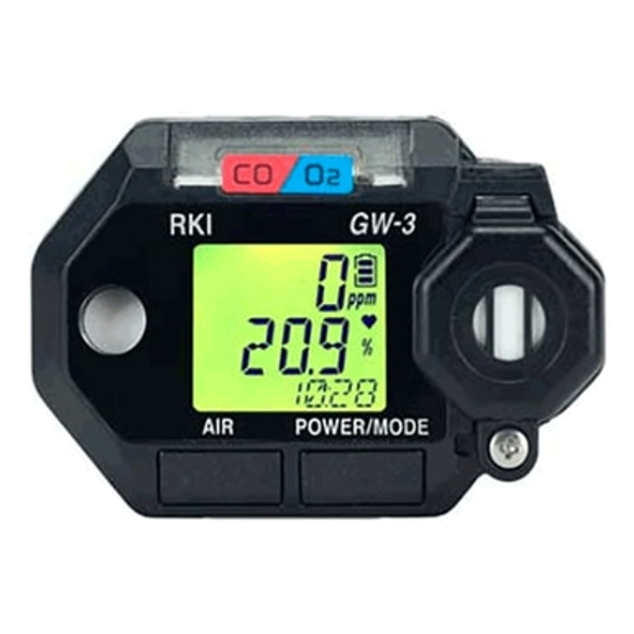 RKI Instruments GasWatch 3 CO/O2 Gas Personal Monitor 73-0026