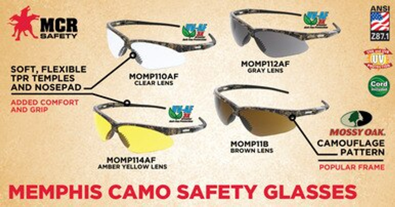 MCR Safety MODL117 - Mossy Oak Safety Glasses