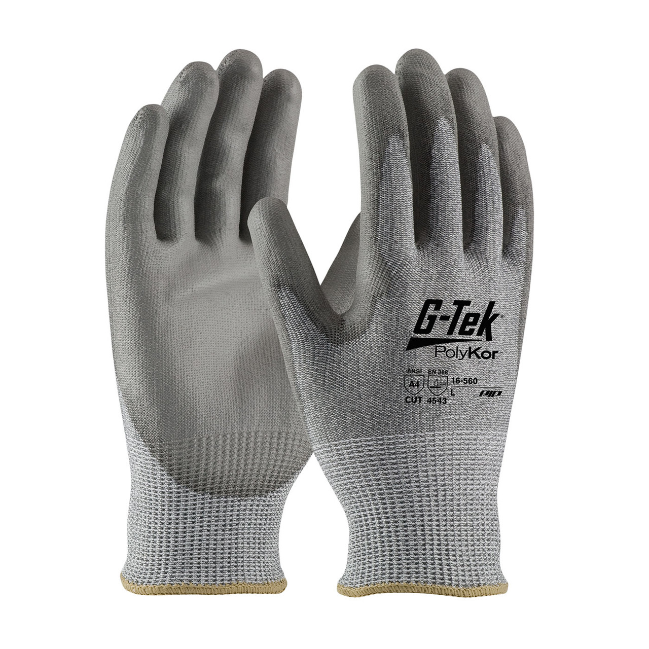 PIP G-Tek PolyKor Cut-Resistant Gloves, Polyurethane Grip