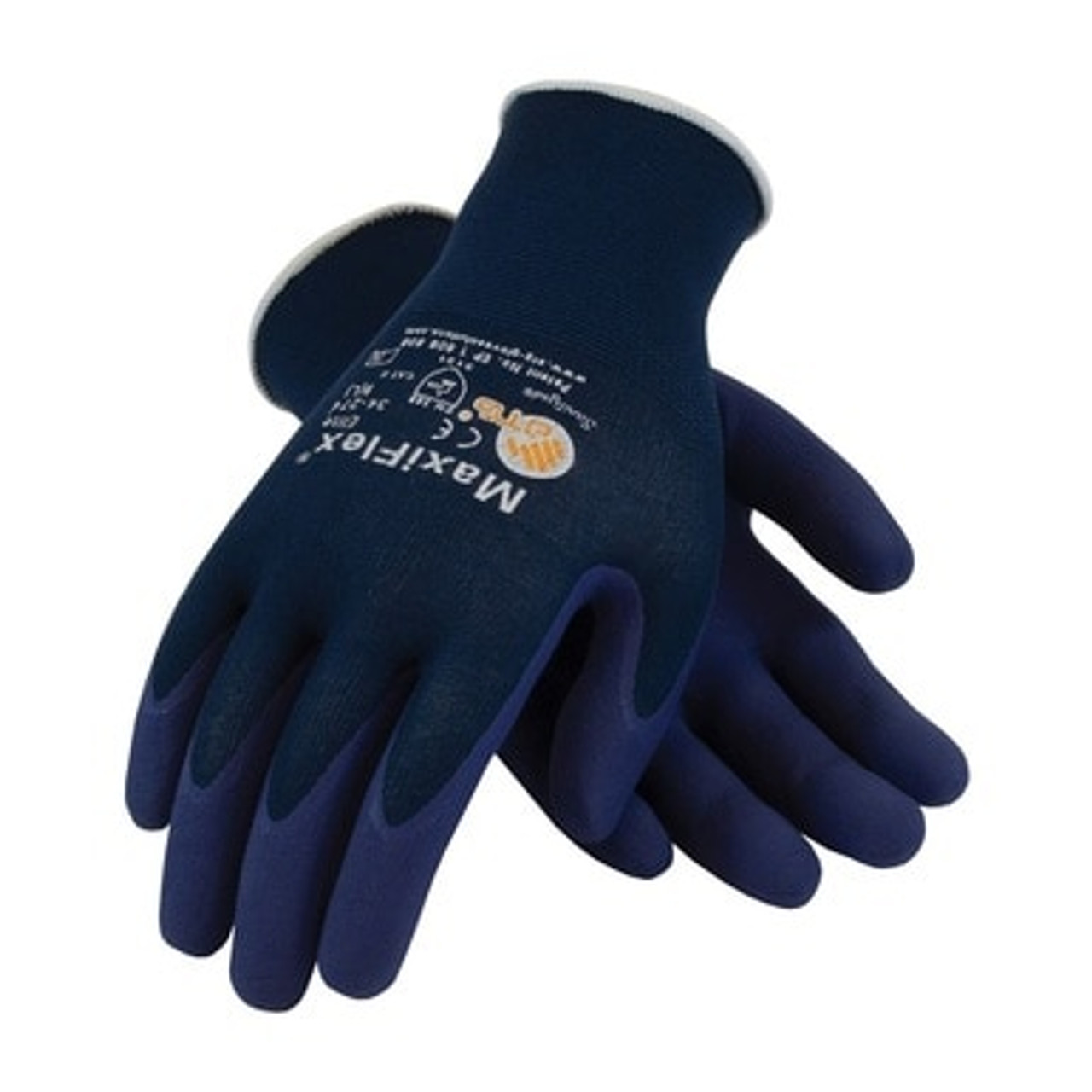 12- Thin Lightweight Nitrile Micro Foam Palm Grip Coated Protective Work  Gloves