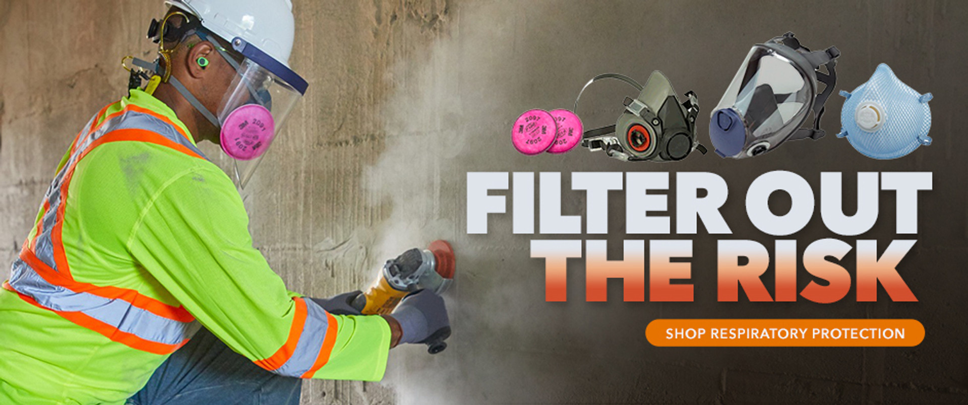 Filter out the risk. Shop Respiratory Protection