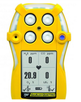 BW Quattro 4-Gas Monitor Low Cost of Ownership