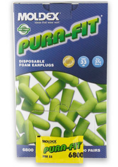 Pura-Fit® Foam Earplugs  NRR 33 Hearing Protection from Moldex