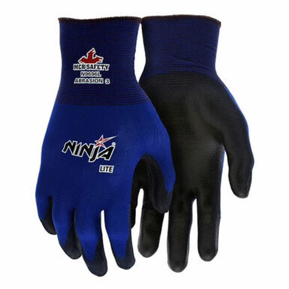 MCR Ninja Red Nylon Spandex Breathable Nitrile Gloves N96970 (12 