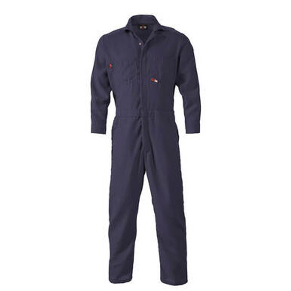 Saf-Tech Ultra Soft 7 oz FR Navy Contractor Coverall CJS3225