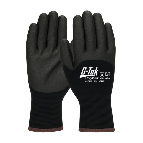 Black Work Gloves Nitrile Grip 12 Pair Pack – TEKOA Supply