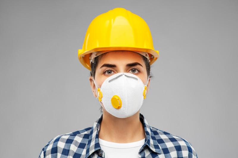 construction respirator masks