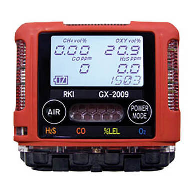 RKI GX-2009 MSHA 4-Gas Confined Space Monitor 72-0314-MSHA-C