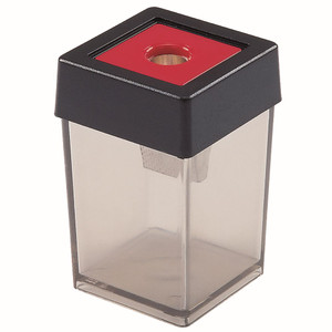 DAHLE CANISTER PENCIL SHARPENER SINGLE HOLE METAL 8MM #53463 BOX 10