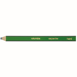 COLUMBIA CARPENTERS PENCILS Hard Green Barrel
