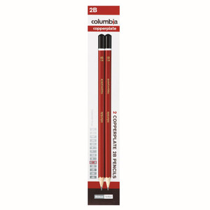 COLUMBIA COPPERPLATE PENCIL Hexagon 2B Card2