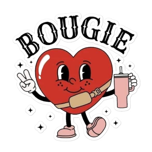 Bougie Bubble-free stickers, Bumper sticker, window sticker, car sticker, truck sticker, laptop sticker