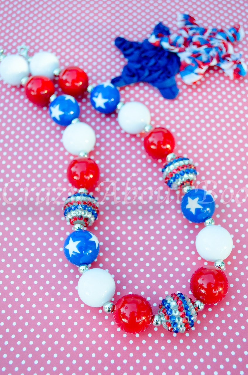 Robbstark Independence Day Necklaces 4th of July Red White Blue Beads  Patriotic Party Supplies(12 Pcs) : Amazon.in: Toys & Games