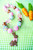 Easter  Chocolate Bunny Rhinestone Bubblegum Chunky Necklace for babies, infants, or toddlers - side