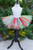 Christmas Holiday Red, White & Green Tutu Skirt - front