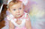 First Birthday, Easter, Unicorn Pastel Rainbow Tutu - close-up