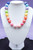 Rainbow Multi-colored Chunky Bubblegum Necklace - full
