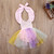 Easter or First Birthday Unicorn Pastel Multi-Colored TuTu Romper - full