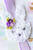 EASTER Bunny Shabby Rosette Headband - close-up