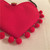 Valentine's Day Baby Piece of my Heart Tassel Purse - close-up bottom
