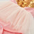 Baby Girl's Birthday or Valentine Pink & Gold Heart Tutu Romper - tutu