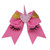 Valentine's Day Unicorn Heart Cheer Bow Hair Clip - pink