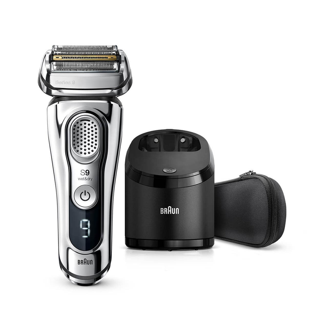 How to use Braun series 9 clean & Charge station install the cartridge and  clean the shaver DIY 