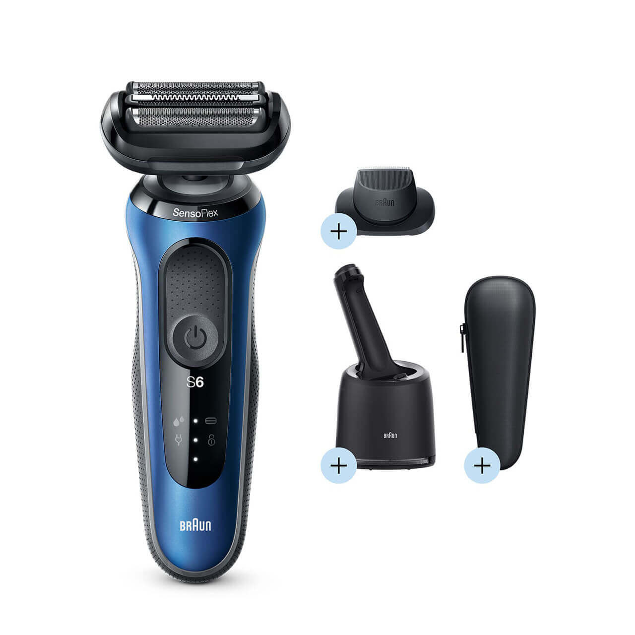 Braun Series 6 Shaver with SmartCare Center, Blue