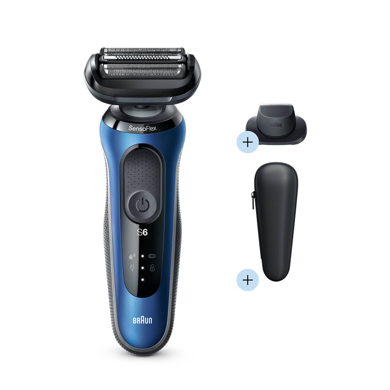 Braun Series 6 Shaver with Travel Case, Blue | Braun