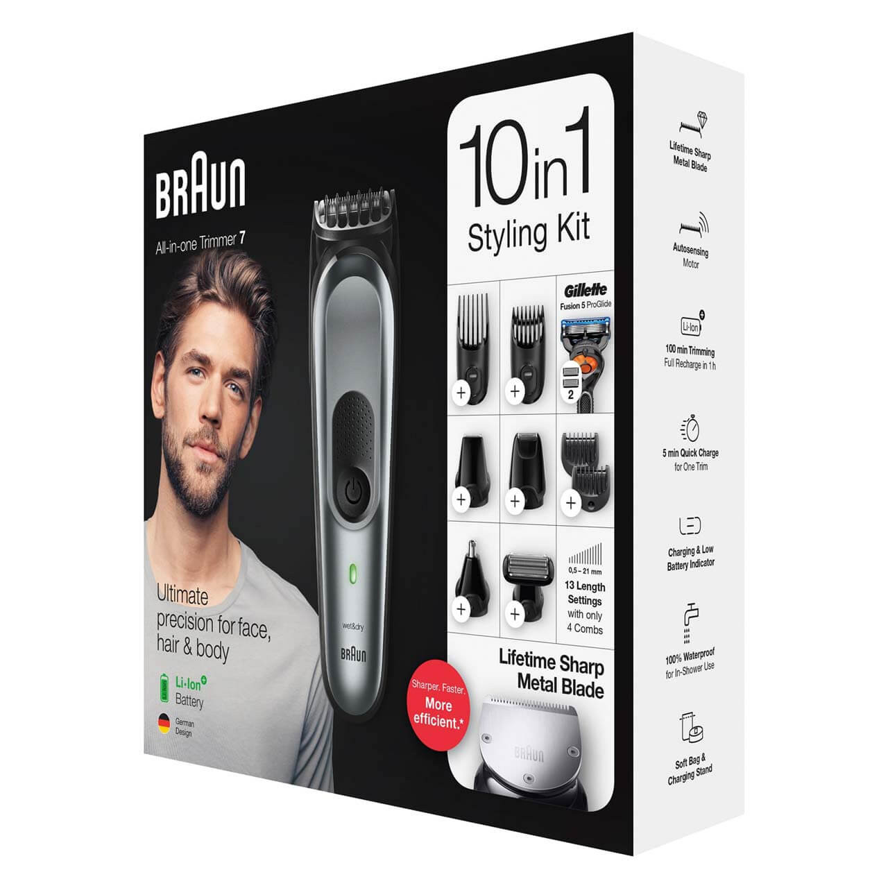 Cordless Beard Trimmer - Braun MGK7221 All-in-One Trimmer | Braun US