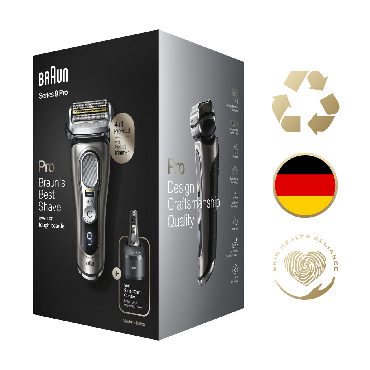 Electric Shaver, Series 9 Pro, with SmartCare Center, 9465cc