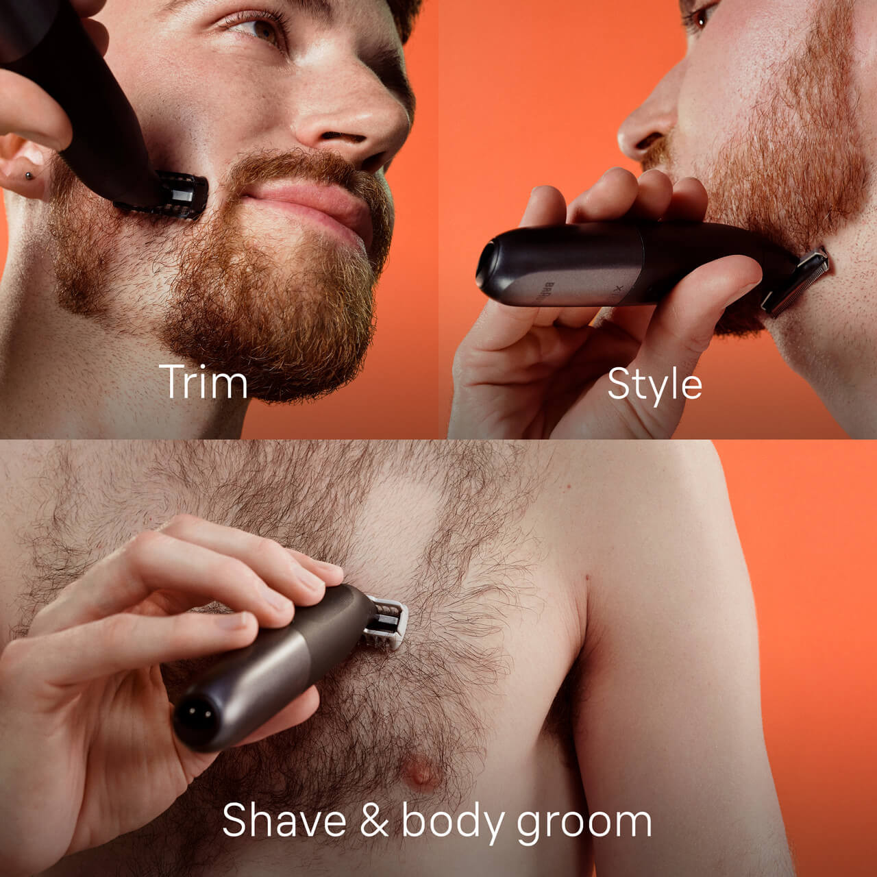 Flexible shaver and trimmer for face and body