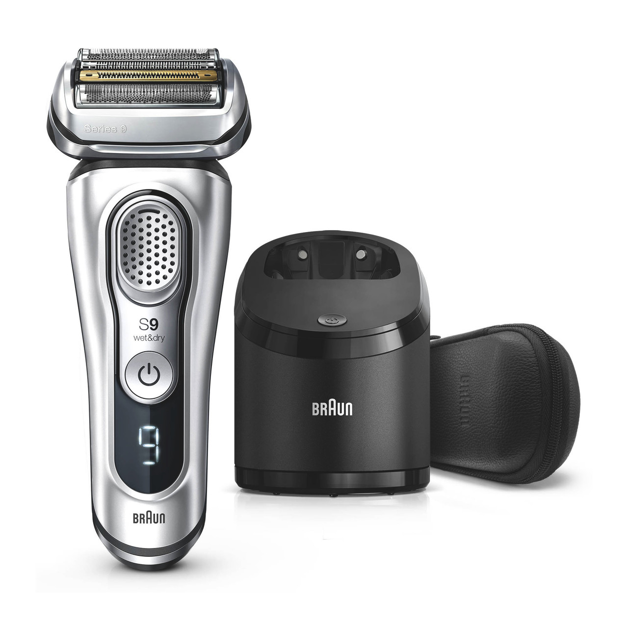 Braun Series 9 Electric Razor & Trimmer: 5 Action Clean