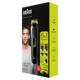 All-in-one trimmer 3 for Face, Hair, and Body, Black/Volt