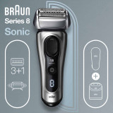 Electric Shaver, Series 8, Silver with SmartCare Center, 8467cc