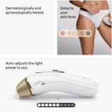 Braun Smart IPL, Silk·Expert Pro 5: At Home Alternative to Laser Hair Removal with 4 Caps and Vanity Case, IPL5347