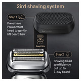 PRO+ ProComfort Head, with Shaver Series 9599cc 6-in-1 SmartCare 9 Center, Electric PowerCase,