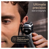 PRO+ Shaver PowerCase, Center, Head, with 9599cc ProComfort Electric Series 9 6-in-1 SmartCare